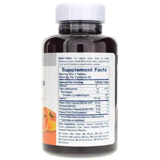 Chewable Original Papaya Enzyme, AH